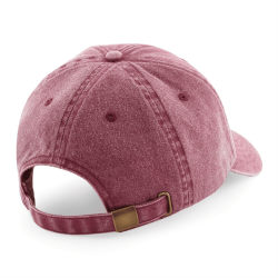 Casquette IF – Bordeaux + Couleur de broderie au choix