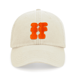 Casquette IF – Beige + Couleur de broderie au choix